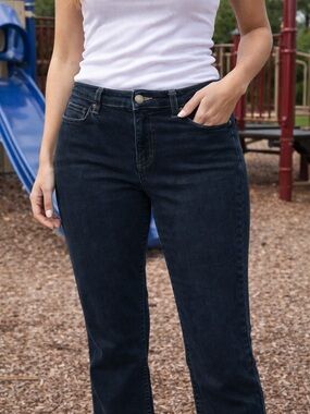 LOFT Black Women's Bootcut Corduroy Pants Size 8